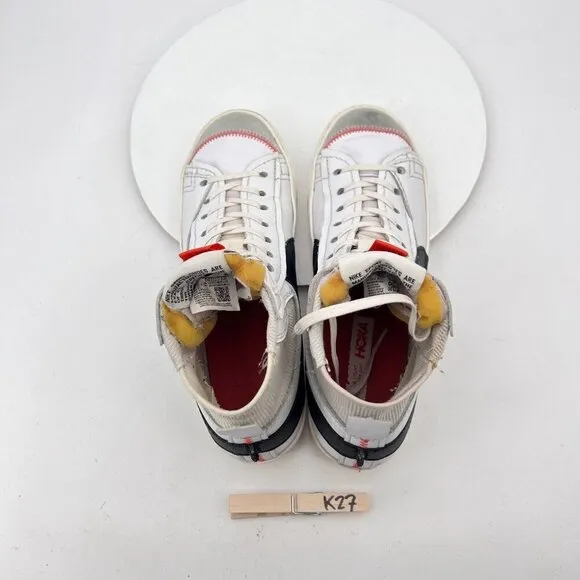 Nike Blazer Mid 77 Jumbo Men Size 9.5 DD3111-100 Swoosh Panda White Black Shoes