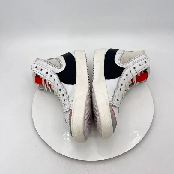 Nike Blazer Mid 77 Jumbo Men Size 9.5 DD3111-100 Swoosh Panda White Black Shoes