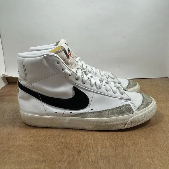 Nike Blazer Mid 77 Women’s Size 8 White Black CZ1055-100 Sneakers