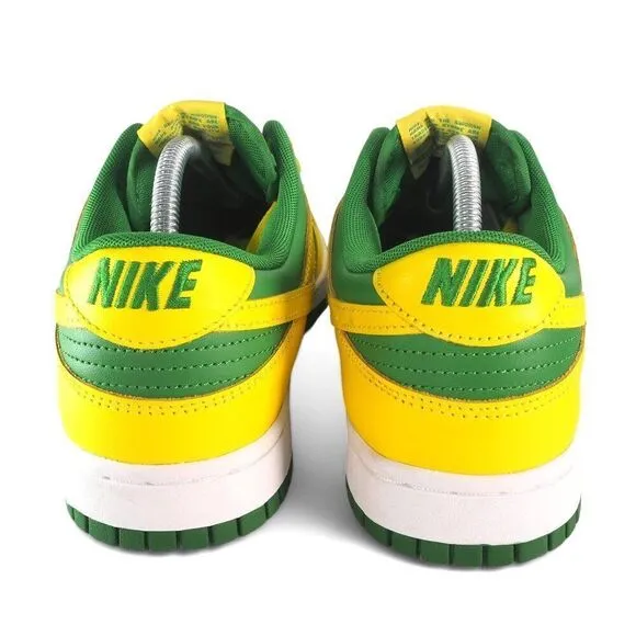 Nike Dunk Low 'Reverse Brazil' Classic 2-Tone Sneakers DV0833-300 Men's 10.5
