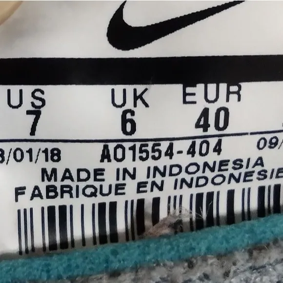 Nike EXP-X14 Obsidian Mist Indigo Force Athletic Running Shoes Men's US 7