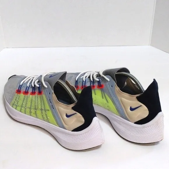 Nike EXP-X14 Obsidian Mist Indigo Force Athletic Running Shoes Men's US 7
