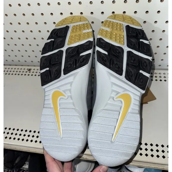 Nike Free Golf NN Mens Spikeless Golf Shoes Size 10 WIDE Gray Gold FQ7875-003