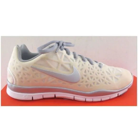Nike Free TR Fit 3 White/Silver Crosstraining Shoe