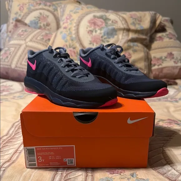 Nike Gray and Pink Athletic Shoes