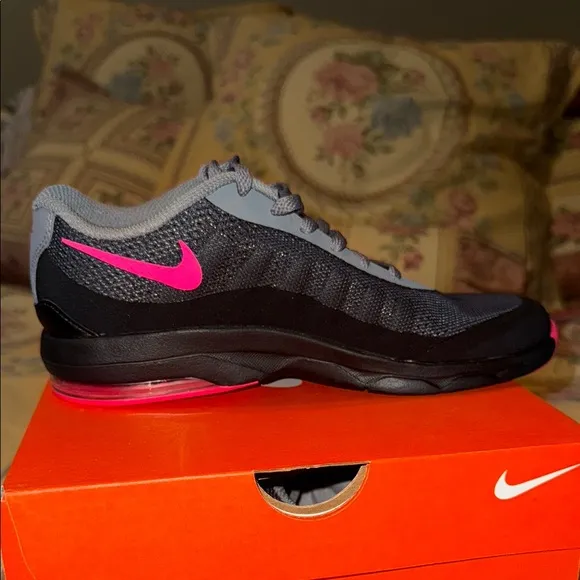 Nike Gray and Pink Athletic Shoes