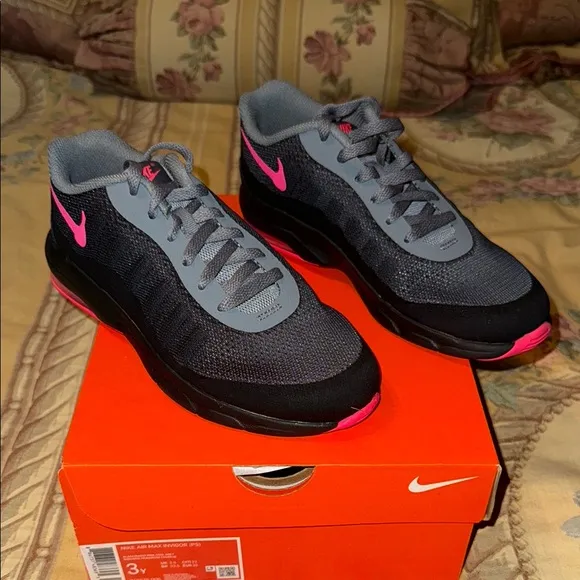 Nike Gray and Pink Athletic Shoes