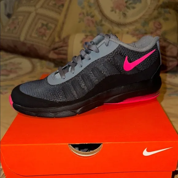 Nike Gray and Pink Athletic Shoes