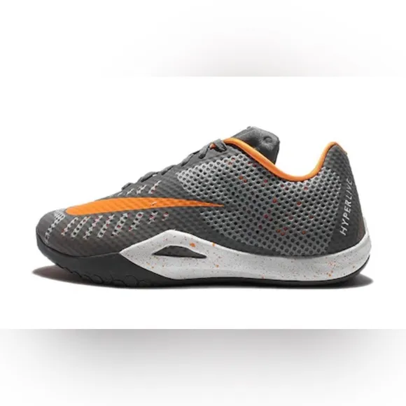 NIKE | Hyperlive EP Cool grey/orange shoes/sneakers