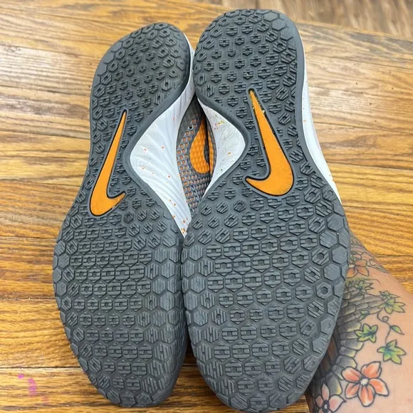 NIKE | Hyperlive EP Cool grey/orange shoes/sneakers