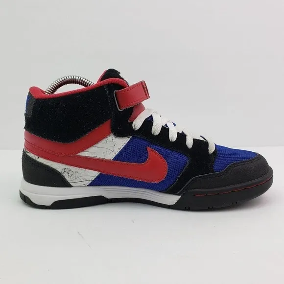 Nike ID Dunk 6.0 Mid 2009 Womens Size 7.5 Black Pink Blue Sneaker Shoes 370685-9