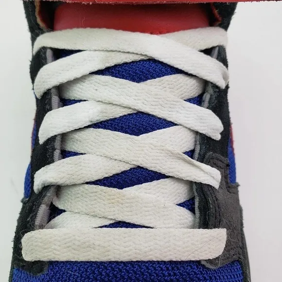 Nike ID Dunk 6.0 Mid 2009 Womens Size 7.5 Black Pink Blue Sneaker Shoes 370685-9