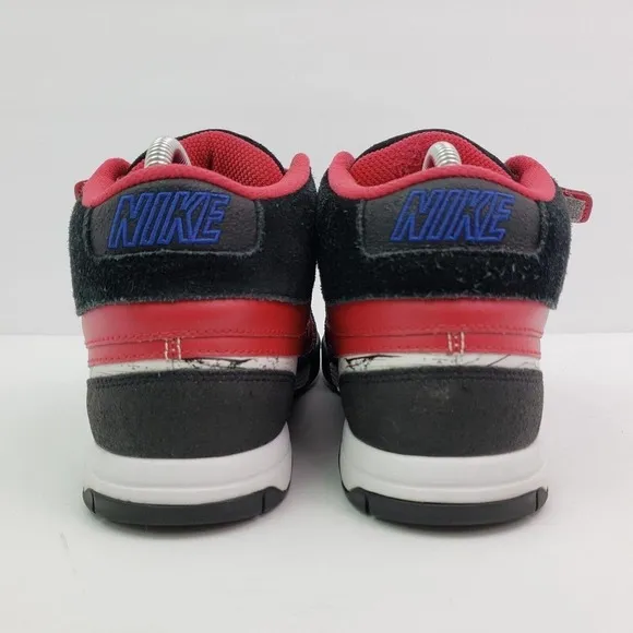 Nike ID Dunk 6.0 Mid 2009 Womens Size 7.5 Black Pink Blue Sneaker Shoes 370685-9