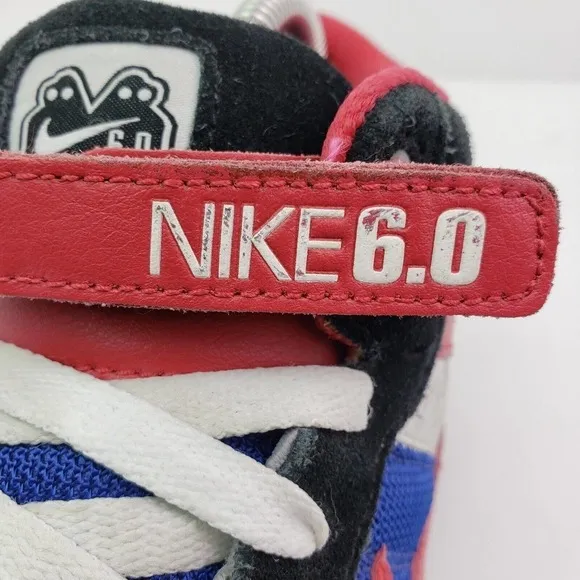 Nike ID Dunk 6.0 Mid 2009 Womens Size 7.5 Black Pink Blue Sneaker Shoes 370685-9