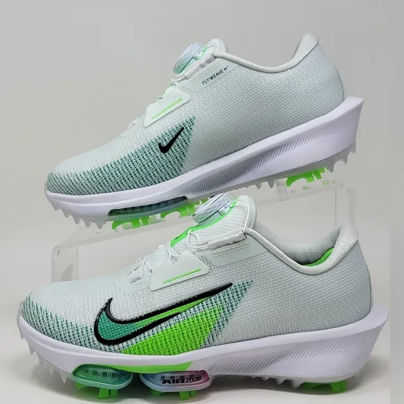 Nike Infinity Tour BOA 2 Golf Shoes Barely Green FN6730-300 Mens Sz 3.5 Wide New