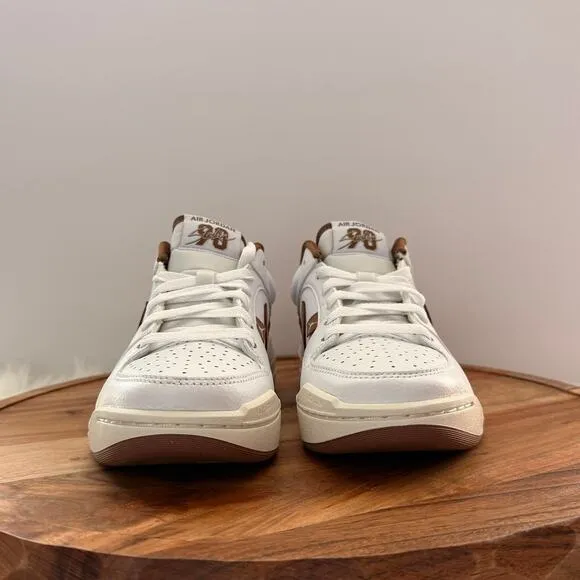 Nike Jordan Stadium 90 White Brown Women's Casual Shoes Size 6 FB2269-121 New