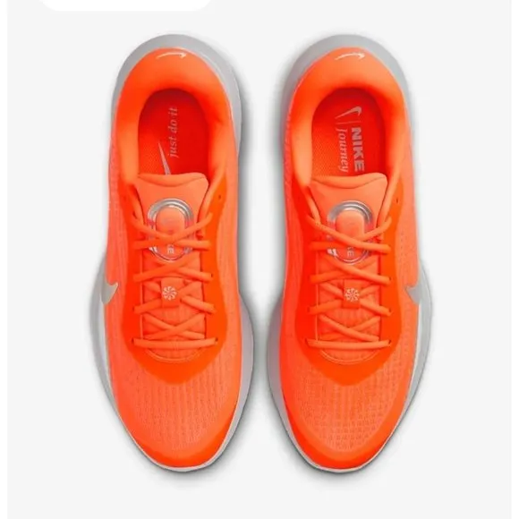 Nike Journey Run Mens Running Shoes HQ2936-800 Orange Gray Reflective Sz 11 New