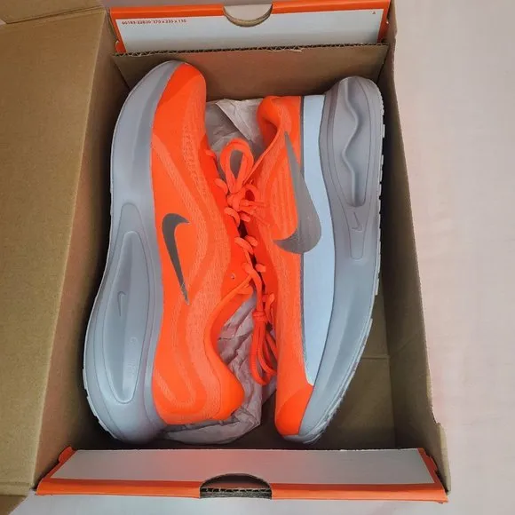 Nike Journey Run Mens Running Shoes HQ2936-800 Orange Gray Reflective Sz 11 New