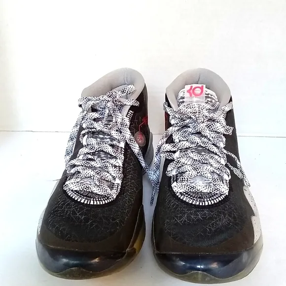 Nike KD 12 Basketball Shoes Black/Grey Speckled Pattern Athletic‎ Sneakers