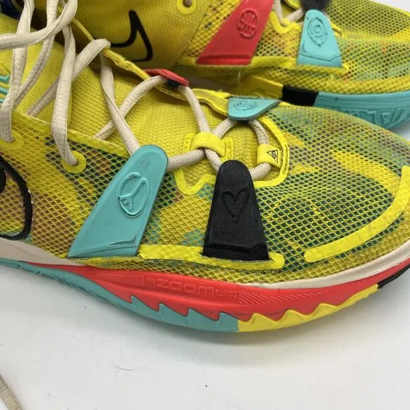 Nike Kyrie 7 &quot;1 World 1 People&quot; Men's Yellow Strike Size 14 (CQ9326-700)