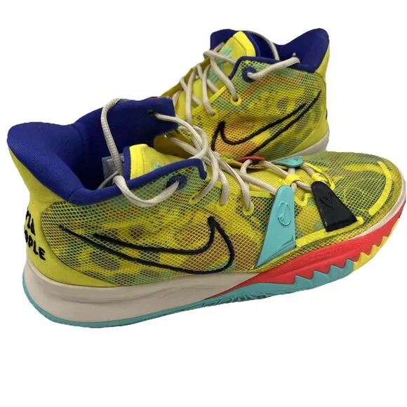 Nike Kyrie 7 &quot;1 World 1 People&quot; Men's Yellow Strike Size 14 (CQ9326-700)