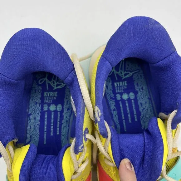 Nike Kyrie 7 &quot;1 World 1 People&quot; Men's Yellow Strike Size 14 (CQ9326-700)