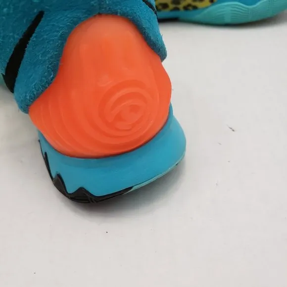 Nike Kyrie Animal Print Oracle Aqua Shoes Logo BQ5599-300 Kids 4 Y Youth 36 6