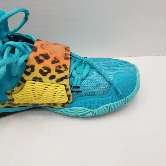 Nike Kyrie Animal Print Oracle Aqua Shoes Logo BQ5599-300 Kids 4 Y Youth 36 6