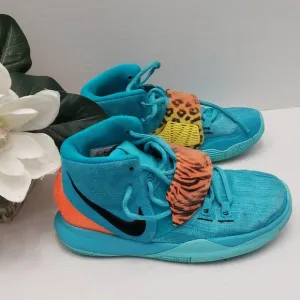 Nike Kyrie Animal Print Oracle Aqua Shoes Logo BQ5599-300 Kids 4 Y Youth 36 6