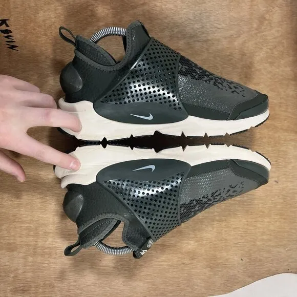 Nike Lab x Stone Island Sock Dart Mid Sequoia Sneakers Shoe 910090-300 Men Sz 8