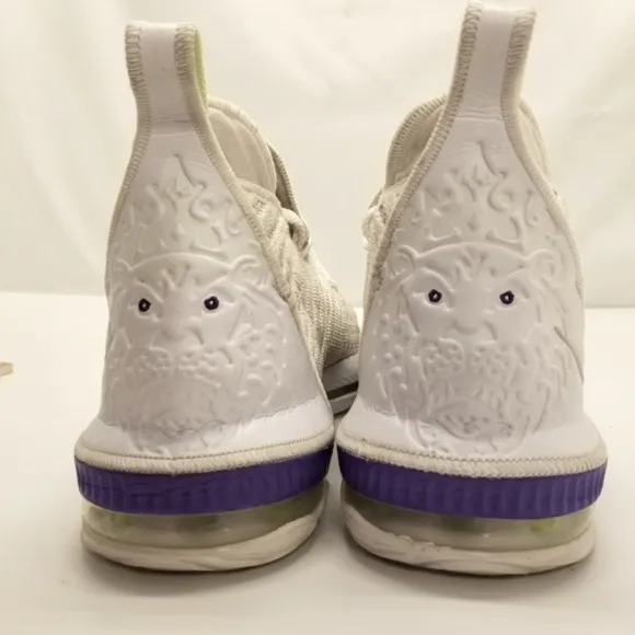 Nike LeBron 16 Mens Size 10 Buzz Lightyear Hightop White Purple Lace Up