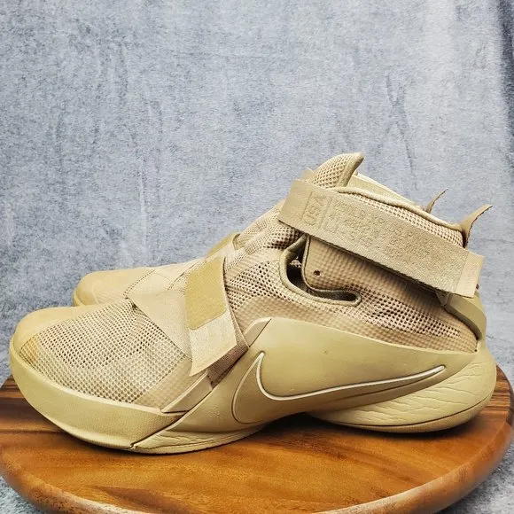 Nike Lebron Soldier 9 Premium Desert Camo Men's 13 Basketball Shoes