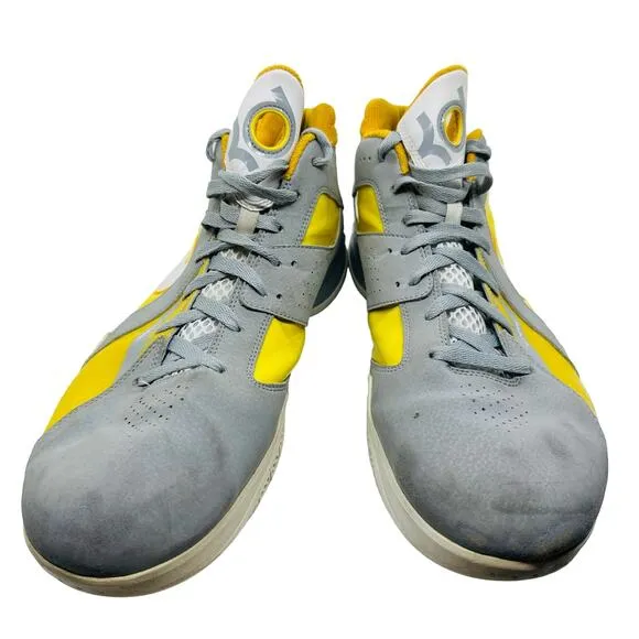 NIKE Men’s KD 3 Wolf Grey Del Sol Lace Up Basketball Sneaker Shoes Size US 14