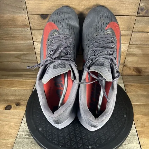 Nike Mens Sz 12 Zoom Fly Gunsmoke/Bright Crimson 880848-004 Athletic Shoes