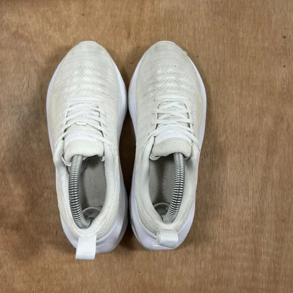 Nike ReactX Infinity Run 4 Triple White Women Size 7.5 Running Shoes