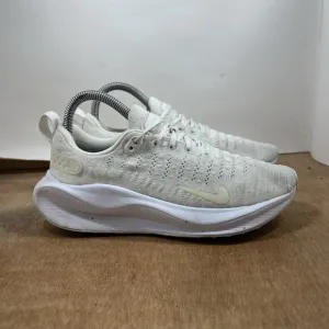 Nike ReactX Infinity Run 4 Triple White Women Size 7.5 Running Shoes