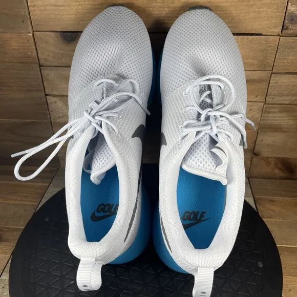 Nike Roshe 2 G Spikeless Golf Men's Size 8 Blue Lightning / Gray Lace Up Shoes