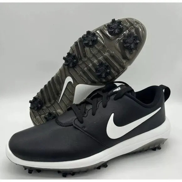Nike Roshe G Tour Golf Shoes Black White AR5579 001 Mens Size 11.5 WIDE