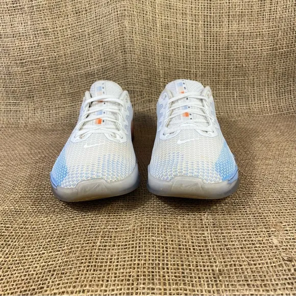 Nike  Running Shoes Metconn Premium  Cross Training  White Blue Sz 9.5