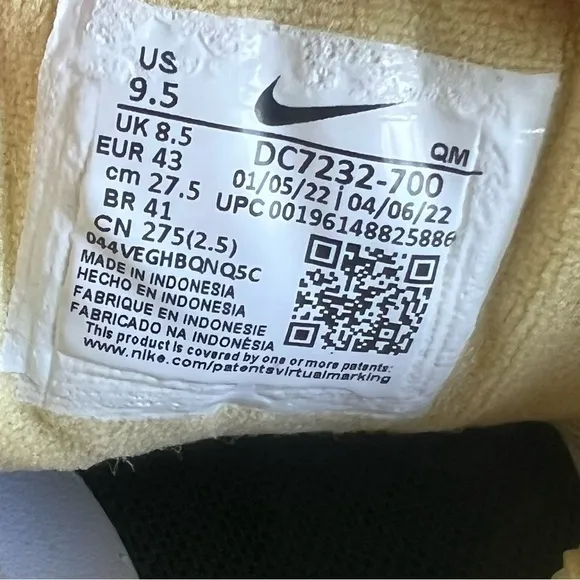 Nike SB Ishod Wair Lemon Wash Men's Shoe Size 9.5 SKU#24574