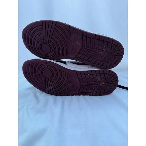 Nike Shoes Air Jordan 1 Mid SE Burgundy Beetroot Gold Pendants Sneakers 9.5