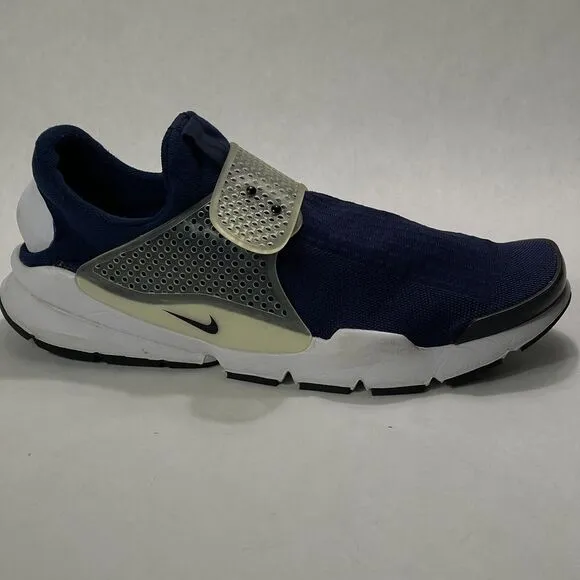Nike Sock Dart Shoes Mens Size 13 Sneakers Navy Blue White 819686-400