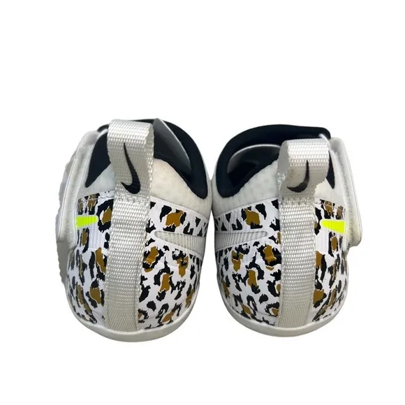 Nike SuperRep Cycling Shoes Womens 7 Activewear Leopard Print Low Top Swoosh