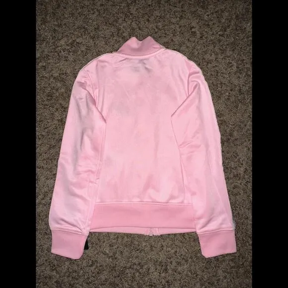 Nike Toddle (Girl’s) VDay Tricot Logo Tape Pink Jacket &amp; Sweats Tracksuit
