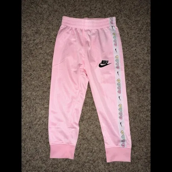 Nike Toddle (Girl’s) VDay Tricot Logo Tape Pink Jacket &amp; Sweats Tracksuit