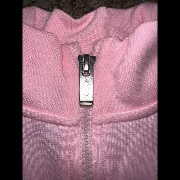 Nike Toddle (Girl’s) VDay Tricot Logo Tape Pink Jacket &amp; Sweats Tracksuit