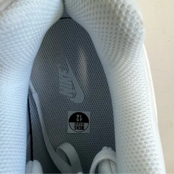 Nike Triple White Ebernon Low Men's Shoe Size 12 #B1643