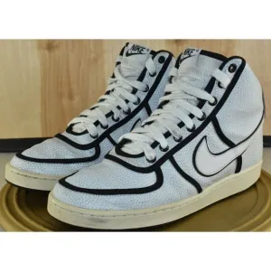 Nike Vandal High Men's Shoes Size 9 White/Black Basketball Sneakers 621187-100