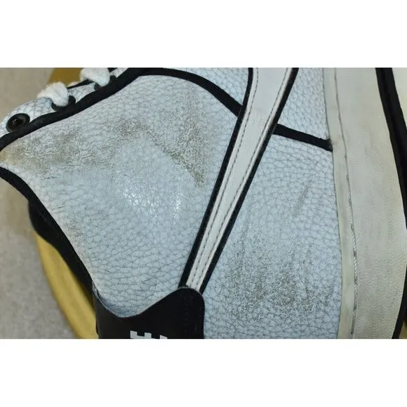Nike Vandal High Men's Shoes Size 9 White/Black Basketball Sneakers 621187-100