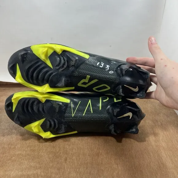 Nike Vapor Edge Pro 360 Men’s Size 13 Football Cleats Black Volt DQ3670-071